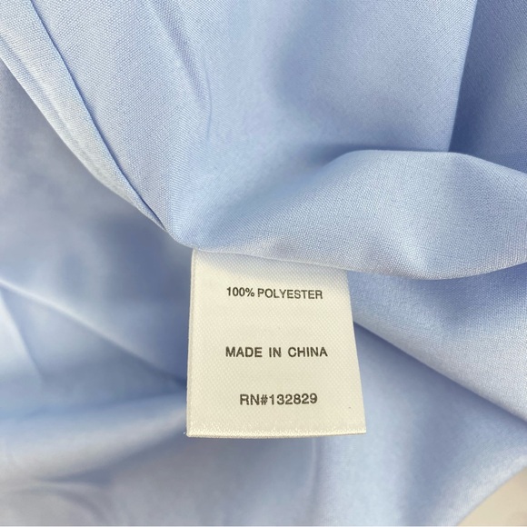 Superdown Luca Wrap Front Blue Dress NWT - Picture 5 of 12